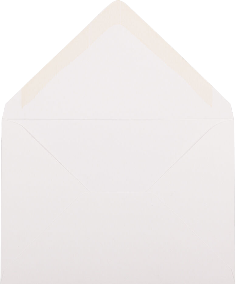 White Laid 80lb A7 V Flap Envelopes (5 1/4 x 7 1/4)