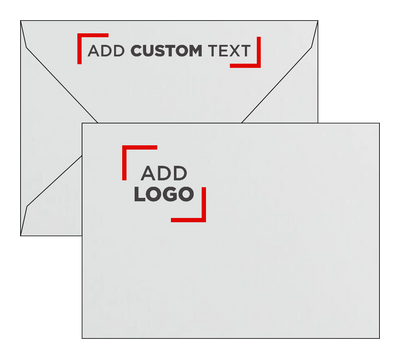 White Laid 80lb A7 V Flap Envelopes (5 1/4 x 7 1/4)
