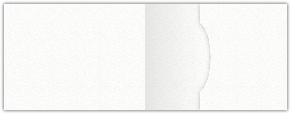 White Felt 80lb 2 3/4 x 3 3/4 One Pocket Key Card Holders with 2 1/4 Inch Pocket