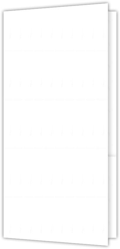 White Smooth 80lb 3 1/2 x 7 One Pocket Key Card Holders with 2 1/2 Inch Pocket