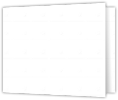 White Smooth 80lb 2 3/4 x 3 3/4 One Pocket Key Card Holders with 2 1/4 Inch Pocket