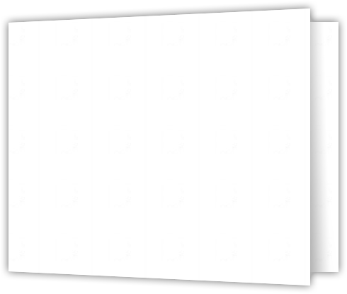 White Recycled Smooth 80lb 2 3/4 x 3 3/4 One Pocket Key Card Holders with 2 1/4 Inch Pocket