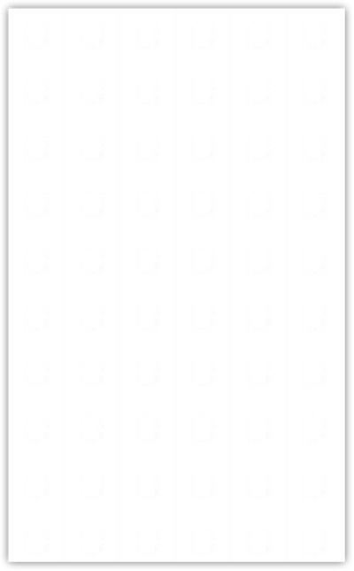 White Recycled Smooth 80lb 2 3/4 x 4 1/2 One Curved Pocket Key Card Holders with 3 Inch Pocket