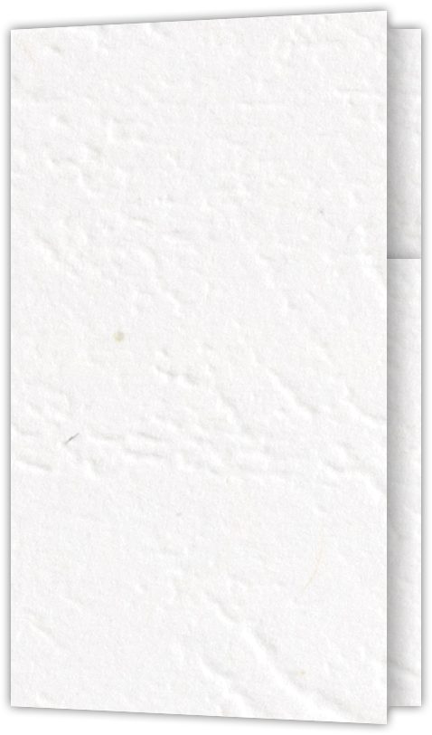 White Cordwain 90lb 2 3/4 x 4 1/2 One Curved Pocket Key Card Holders with 3 Inch Pocket