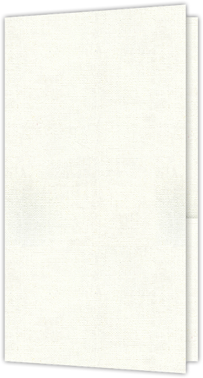 White Hopsack 90lb 3 3/8 x 6 One Pocket Key Card Holders with 2 1/2 Inch Pocket