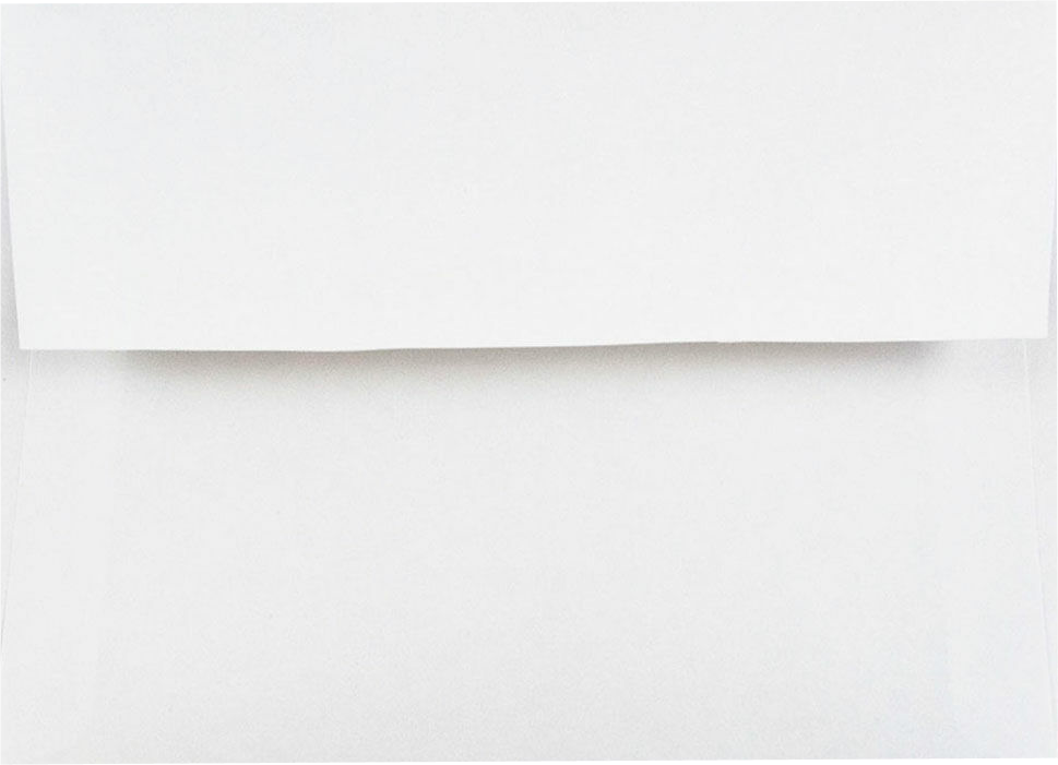 White 24lb A1 Invitation Envelopes (3 5/8 x 5 1/8)