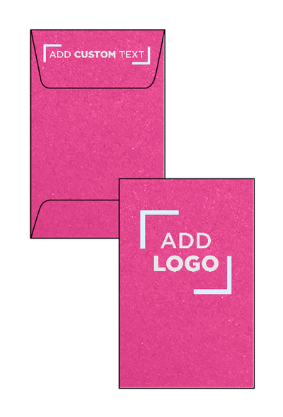 Azalea Fuchsia Pink Metallic 32lb #1 Coin Envelopes (2 1/4 x 3 1/2)