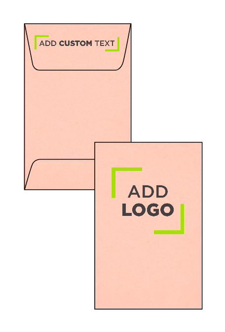 Blush Pink 32lb #1 Coin Envelopes (2 1/4 x 3 1/2)