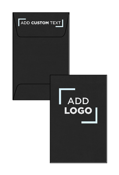 Black Linen 32lb #1 Coin Envelopes (2 1/4 x 3 1/2)
