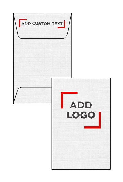White Linen 32lb #1 Coin Envelopes (2 1/4 x 3 1/2)