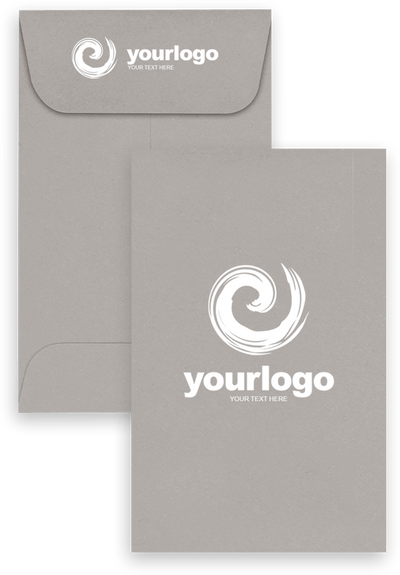 Pastel Gray 24lb #1 Coin Envelopes (2 1/4 x 3 1/2)