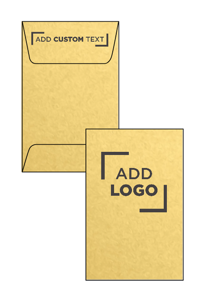 Gold Metallic 32lb #1 Coin Envelopes (2 1/4 x 3 1/2)