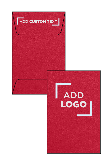 Jupiter Red Metallic 32lb #1 Coin Envelopes (2 1/4 x 3 1/2)