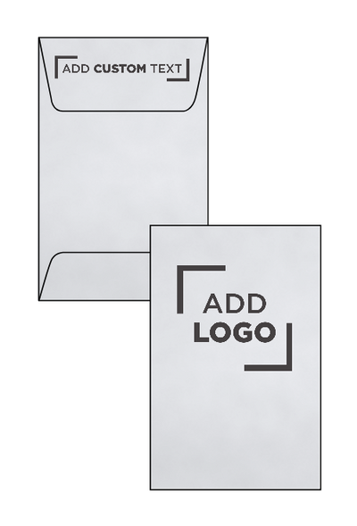Silver Metallic 32lb #1 Coin Envelopes (2 1/4 x 3 1/2)
