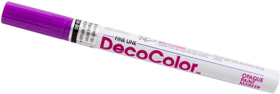Hot Purple Fine Line Opaque Paint Markers