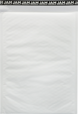 White Kraft 80lb 9 1/2 x 13 Bubble Mailer with Peel & Seal