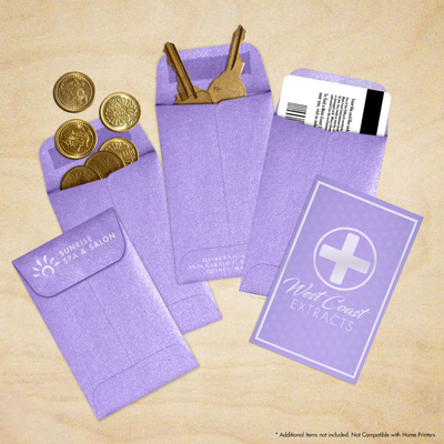 Amethyst Purple Metallic 32lb #1 Coin Envelopes (2 1/4 x 3 1/2)