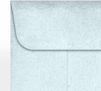 Aquamarine Blue Metallic 32lb #1 Coin Envelopes (2 1/4 x 3 1/2)