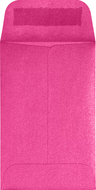 Azalea Fuchsia Pink Metallic 32lb #1 Coin Envelopes (2 1/4 x 3 1/2)