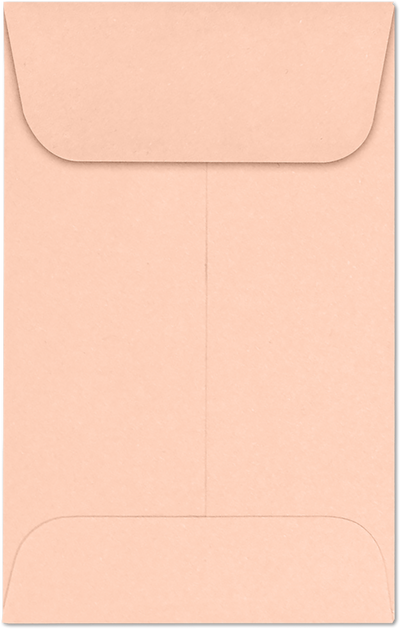 Blush Pink 32lb #1 Coin Envelopes (2 1/4 x 3 1/2)