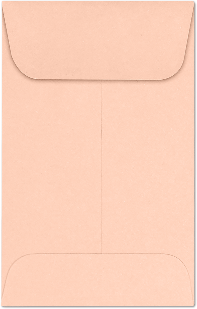 Blush Pink 32lb #1 Coin Envelopes (2 1/4 x 3 1/2)