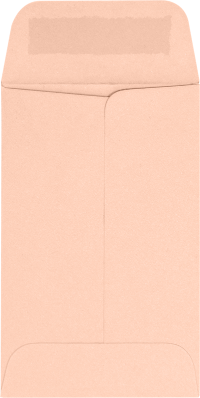 Blush Pink 32lb #1 Coin Envelopes (2 1/4 x 3 1/2)