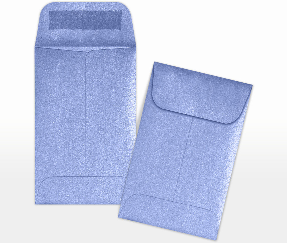 Vista Purple Metallic 32lb #1 Coin Envelopes (2 1/4 x 3 1/2)