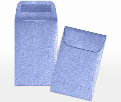 Vista Purple Metallic 32lb #1 Coin Envelopes (2 1/4 x 3 1/2)