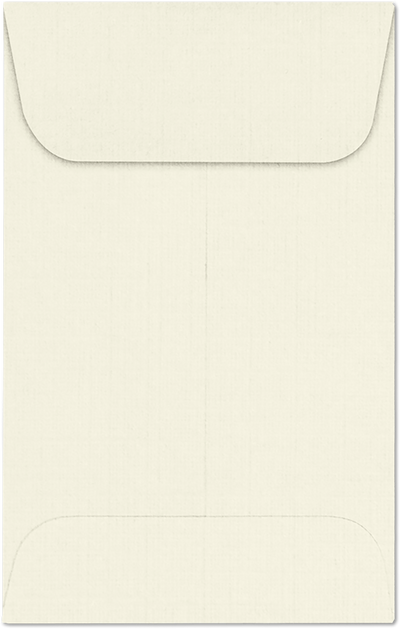 Natural Linen 32lb #1 Coin Envelopes (2 1/4 x 3 1/2)