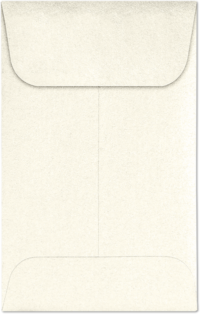 Champagne Ivory Metallic 32lb #1 Coin Envelopes (2 1/4 x 3 1/2)