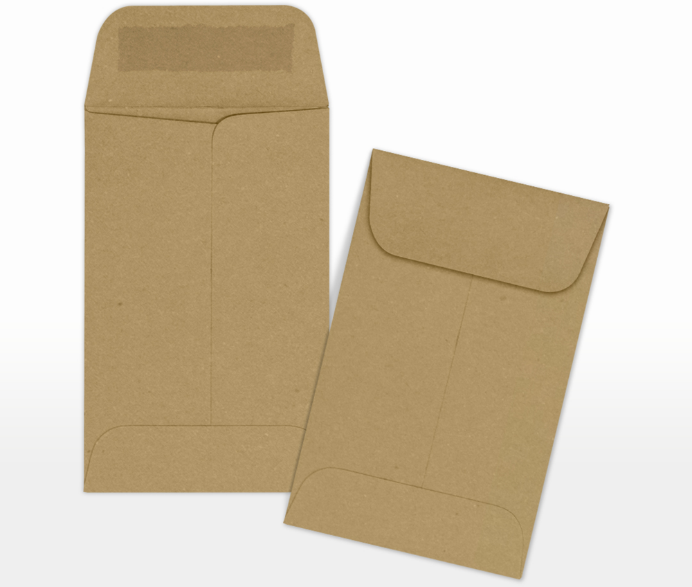 Grocery Bag 28lb #1 Coin Envelopes (2 1/4 x 3 1/2)