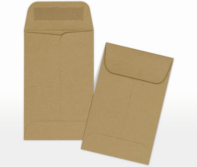 Grocery Bag 28lb #1 Coin Envelopes (2 1/4 x 3 1/2)