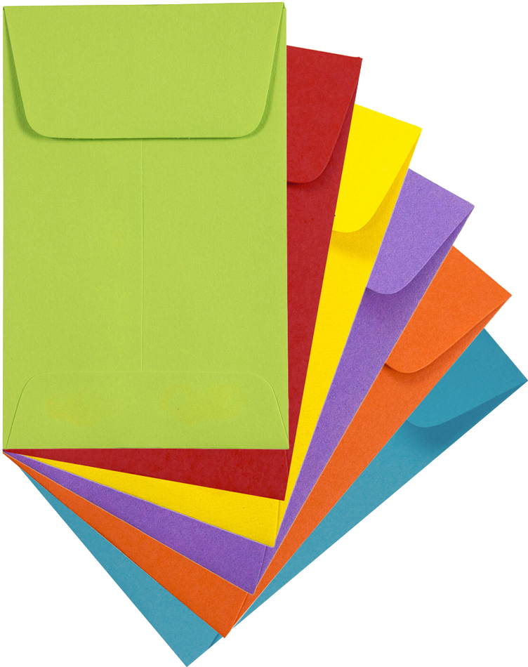 Assorted #1 Coin Envelope (2 1/4 x 3 1/2) - 150 Pack