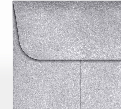Silver Metallic 32lb #1 Coin Envelopes (2 1/4 x 3 1/2)