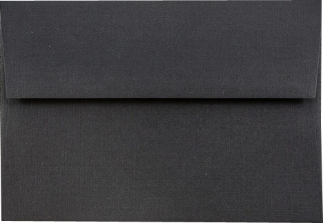 Black Linen 32lb A1 Invitation Envelopes (3 5/8 x 5 1/8)