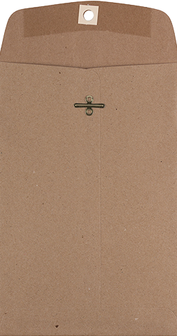 Grocery Bag 28lb 6 x 9 Open End Envelopes with Clasp