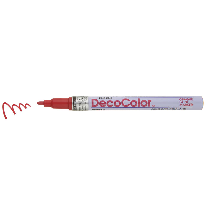 Red Fine Line Opaque Paint Markers