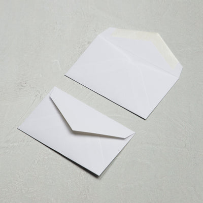 White 24lb Cougar 2 3/16 x 3 5/8 V Flap Premium Envelopes