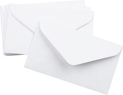 White 24lb #63 2Pay Envelopes (2 1/2 x 4 1/4)