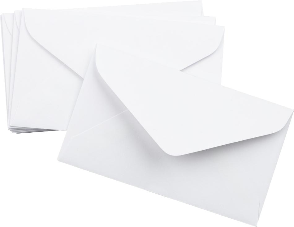 White 24lb #63 2Pay Envelopes (2 1/2 x 4 1/4)
