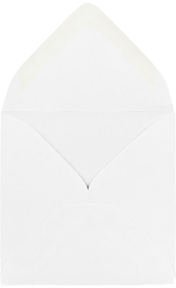 White 28lb Strathmore 3 1/8 x 3 1/8 Square Premium Envelopes