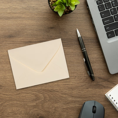 Natural 24lb Strathmore 2 3/4 x 3 3/4 Premium Envelopes