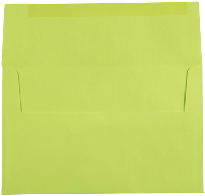 Wasabi Lime Green 32lb A10 Invitation Envelopes (6 x 9 1/2)
