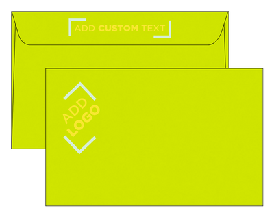 Wasabi Lime Green 32lb A10 Invitation Envelopes (6 x 9 1/2)