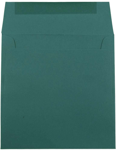 Teal Blue 32lb 6 1/2 x 6 1/2 Square Envelopes