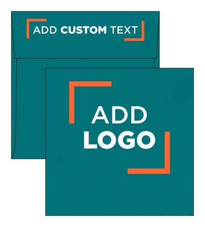 Teal Blue 32lb 6 1/2 x 6 1/2 Square Envelopes