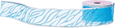 Blue Wave Glitter 3 Yards Ribbon