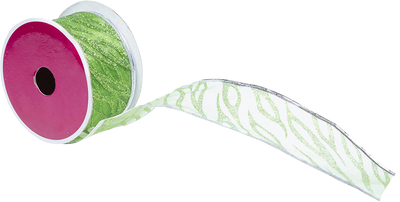 Green Wave Glitter 3 Yards Ribbon