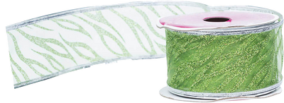 Green Wave Glitter 3 Yards Ribbon