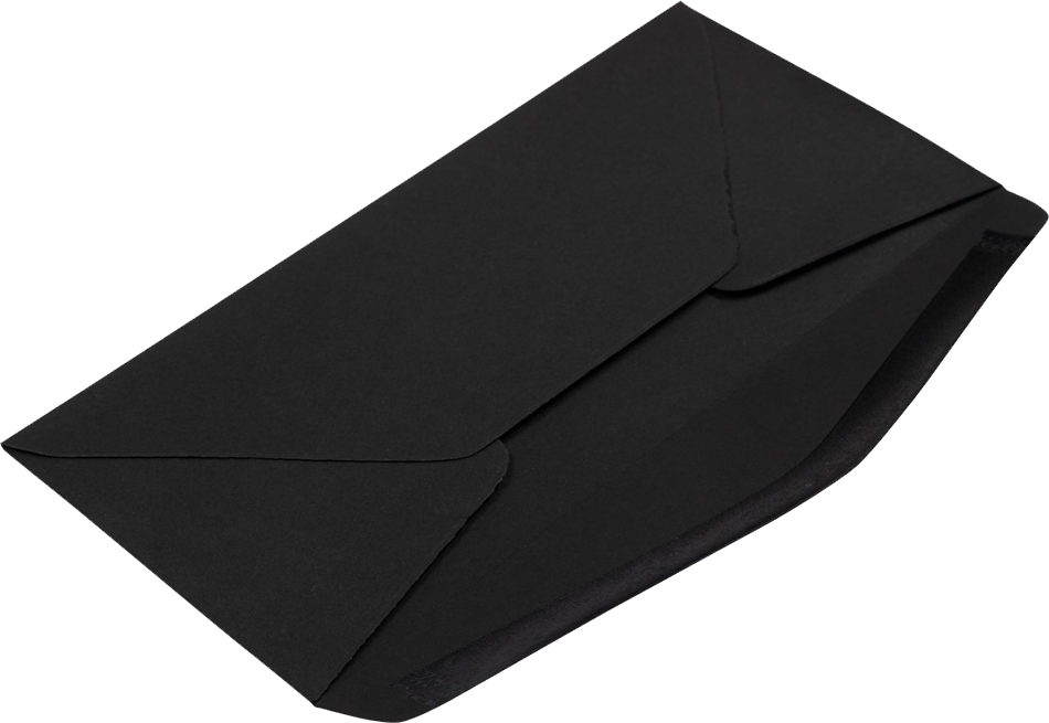Smooth Midnight Black 32lb #10 Regular Envelopes (4 1/8 x 9 1/2)